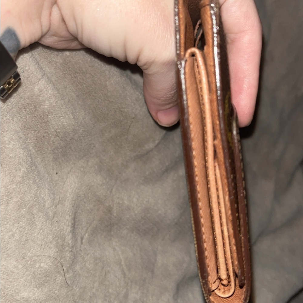 Louis Vuitton Dark Brown Monogram Wallet - Picture 6 of 16